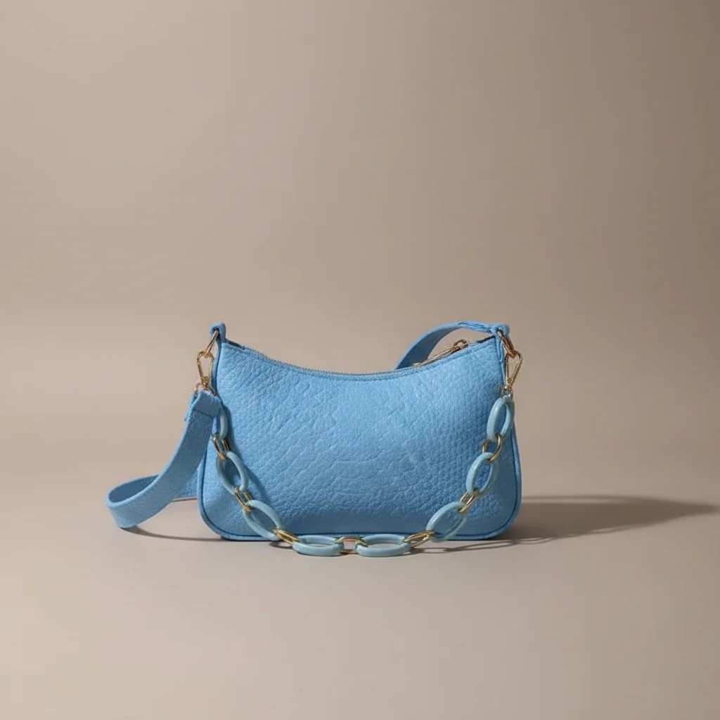 sac chaine baguette tissu compact tendance – Image 20