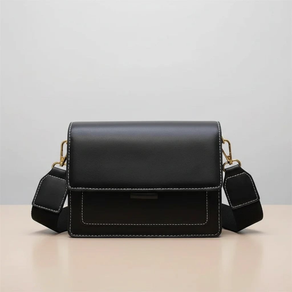 Sac chaine bandoulière simili cuir élégant – Image 5