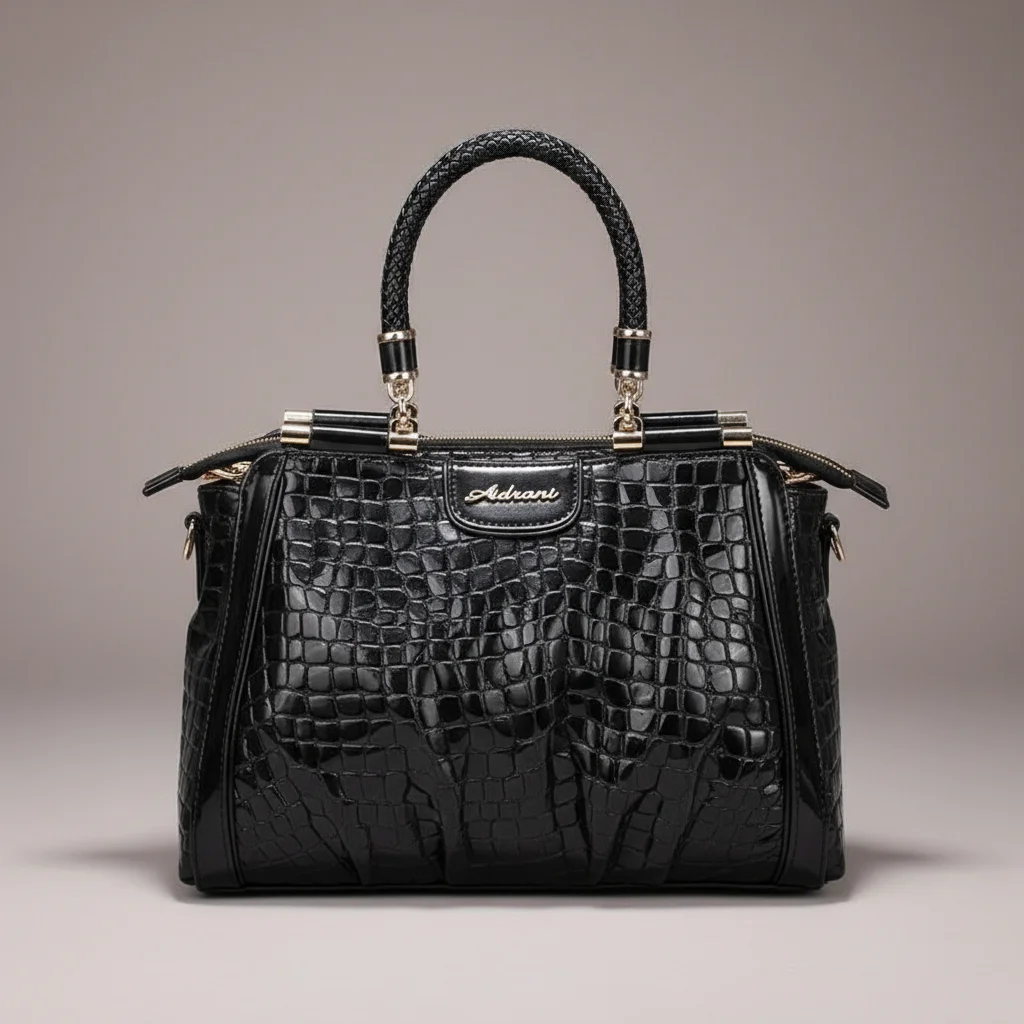 sac chaine cuir femme business 30cm – Image 3