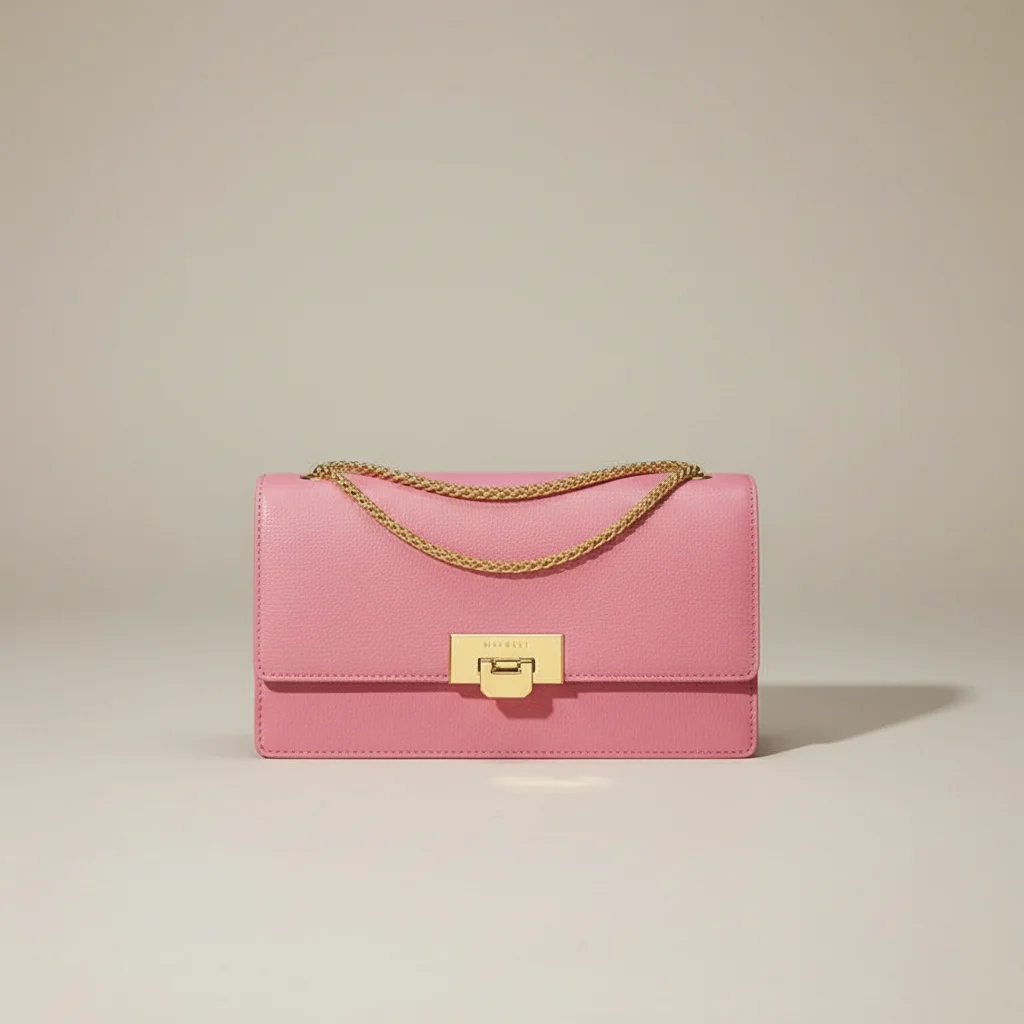 sac chaine cuir femme élégant 24cm