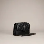 Sac chaine cuir matelassé élégant