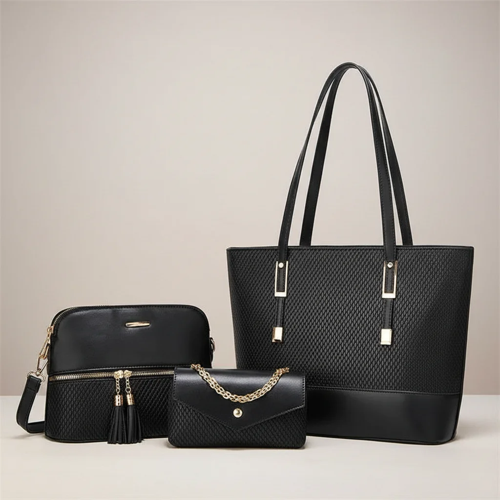 Sac chaine femme ensemble multipoches élégant – Image 11