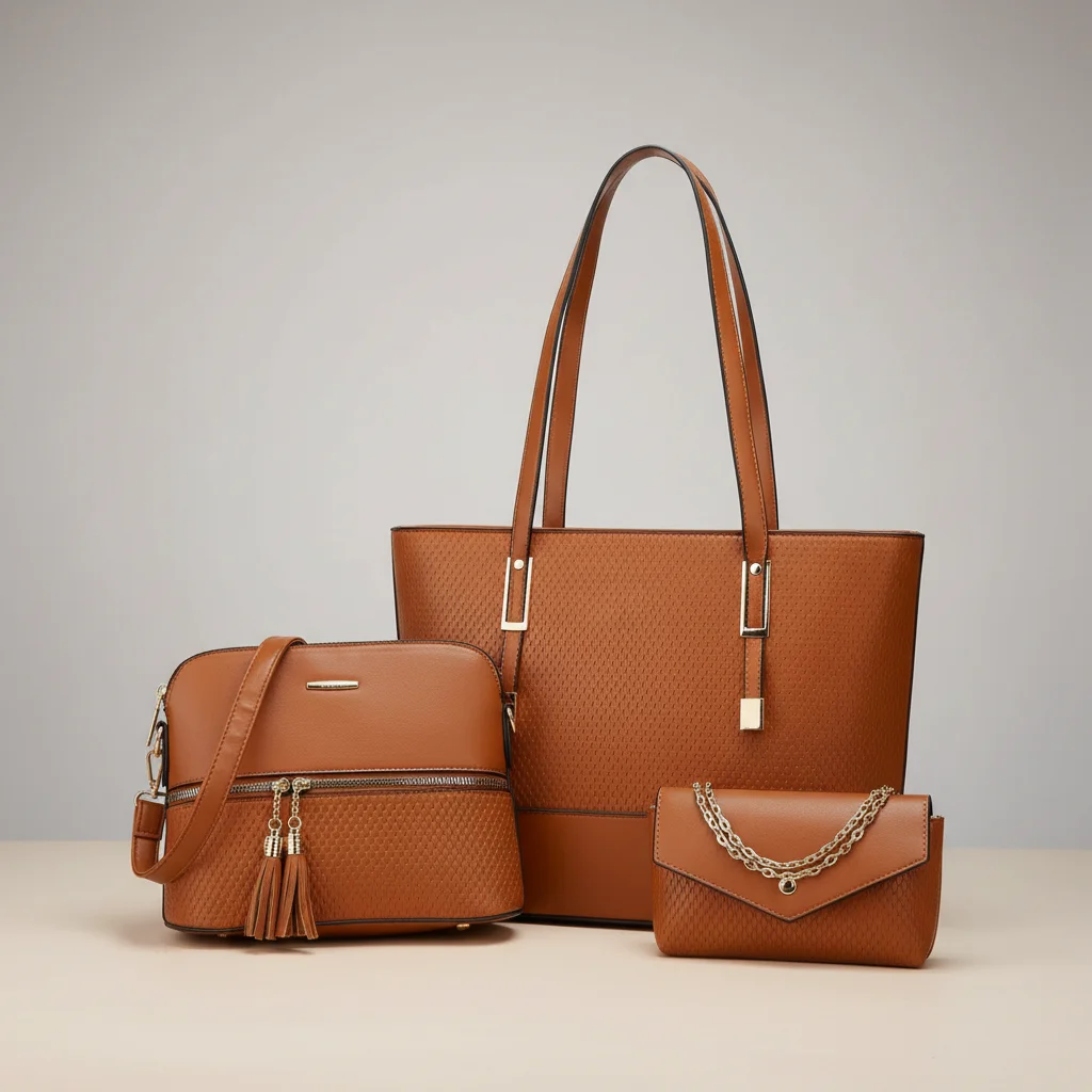 Sac chaine femme ensemble multipoches élégant – Image 12