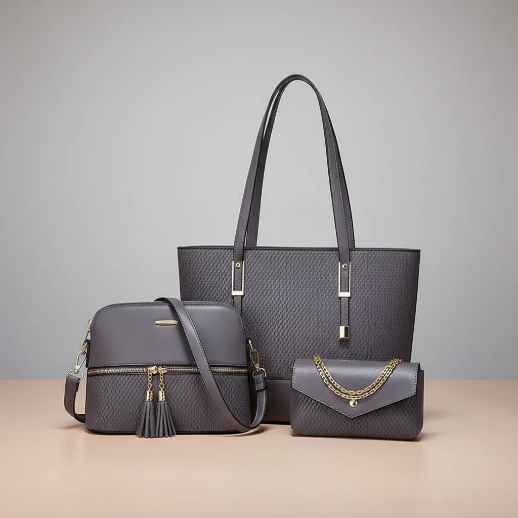 Sac chaine femme ensemble multipoches élégant – Image 13