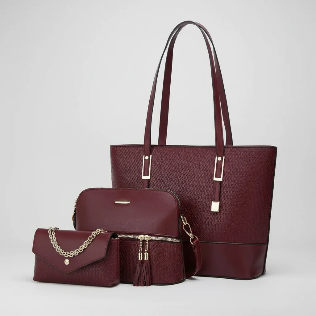 Sac chaine femme ensemble multipoches élégant – Image 6