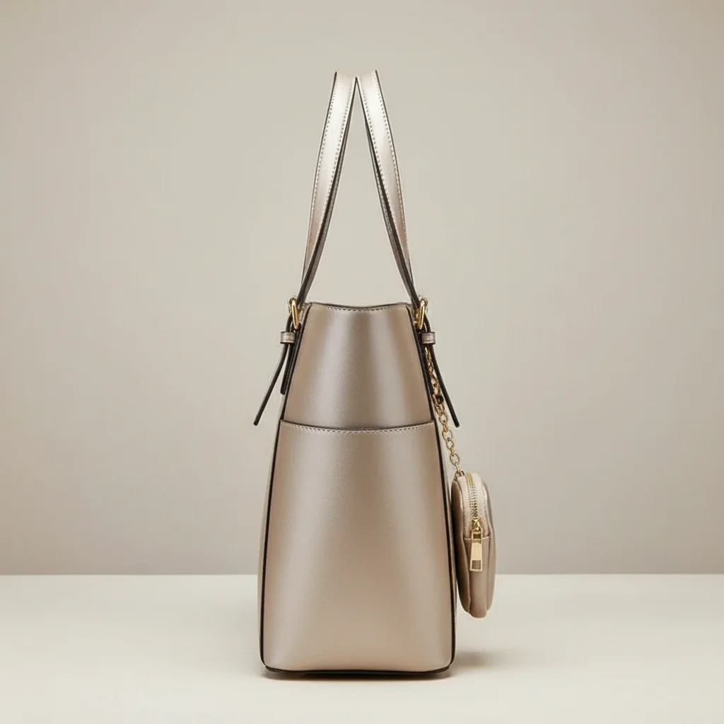 Sac chaine femme ensemble simili cuir business – Image 2