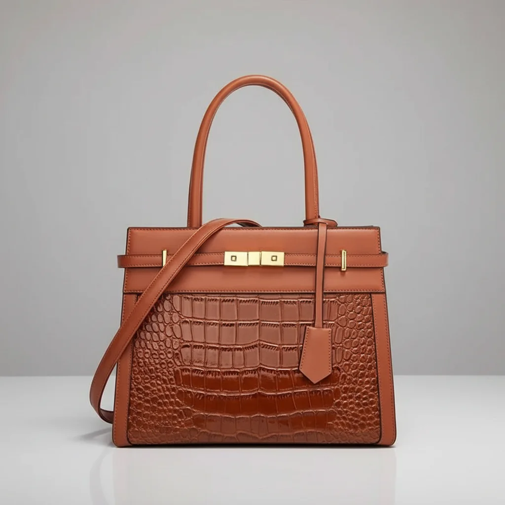sac chaine femme ensemble simili cuir raffiné – Image 2