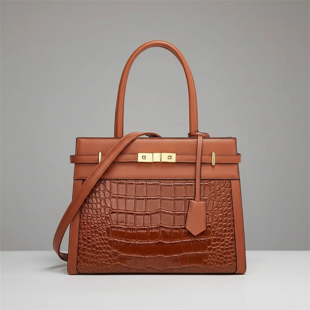sac chaine femme ensemble simili cuir raffiné – Image 3