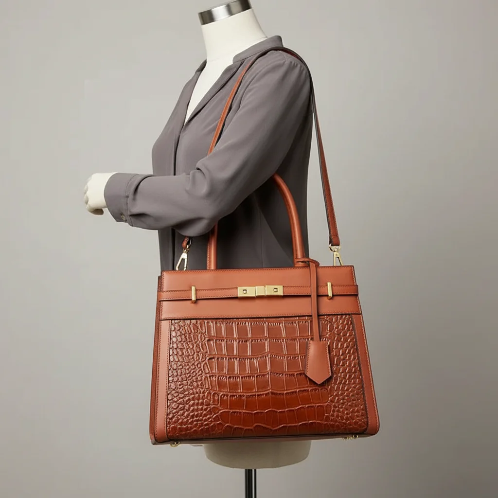 sac chaine femme ensemble simili cuir raffiné – Image 5