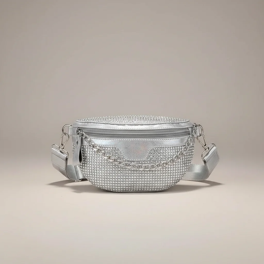 Sac chaine femme pailleté bandoulière soirée – Image 13