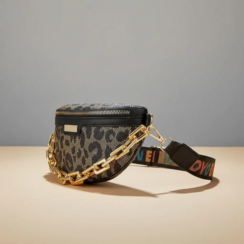 Sac chaine femme polyester motif animal – Image 2