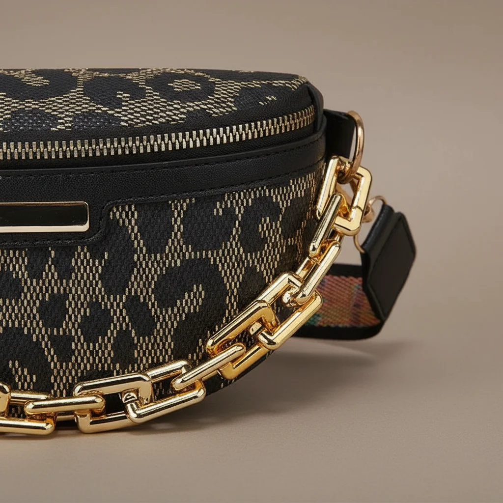 Sac chaine femme polyester motif animal – Image 4