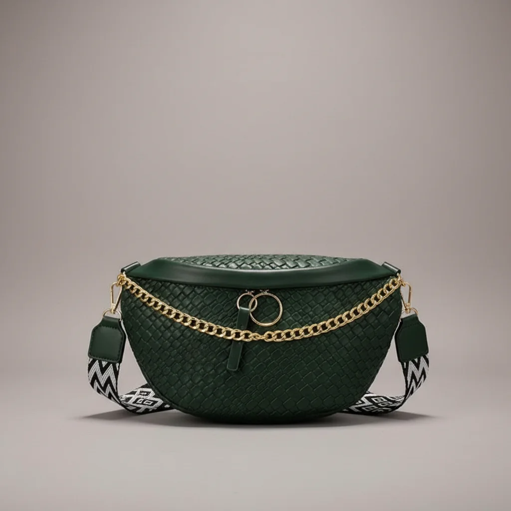 Sac chaine femme simili cuir grande capacité