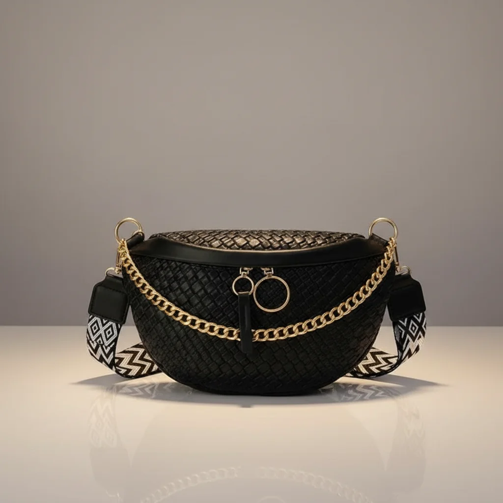 Sac chaine femme simili cuir grande capacité – Image 15