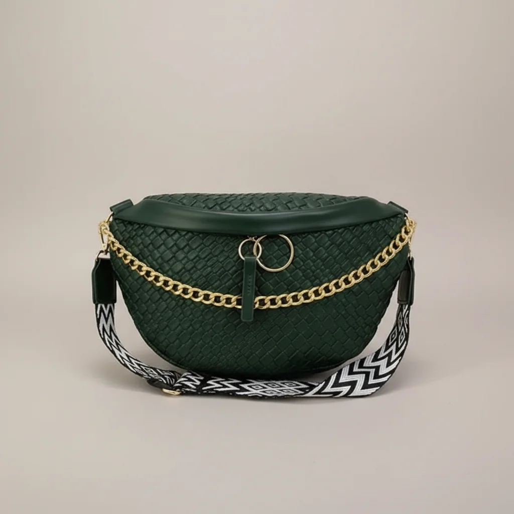 Sac chaine femme simili cuir grande capacité – Image 3
