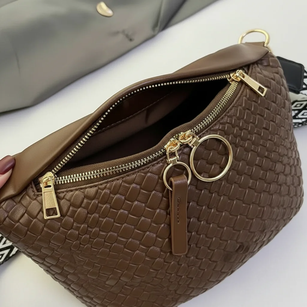 Sac chaine femme simili cuir grande capacité – Image 9