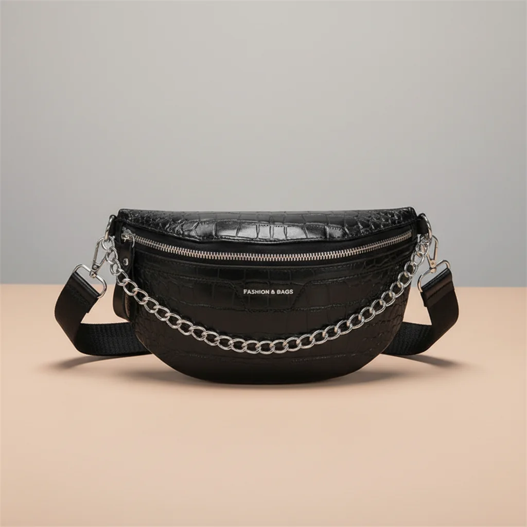Sac chaine femme simili cuir tendance – Image 16