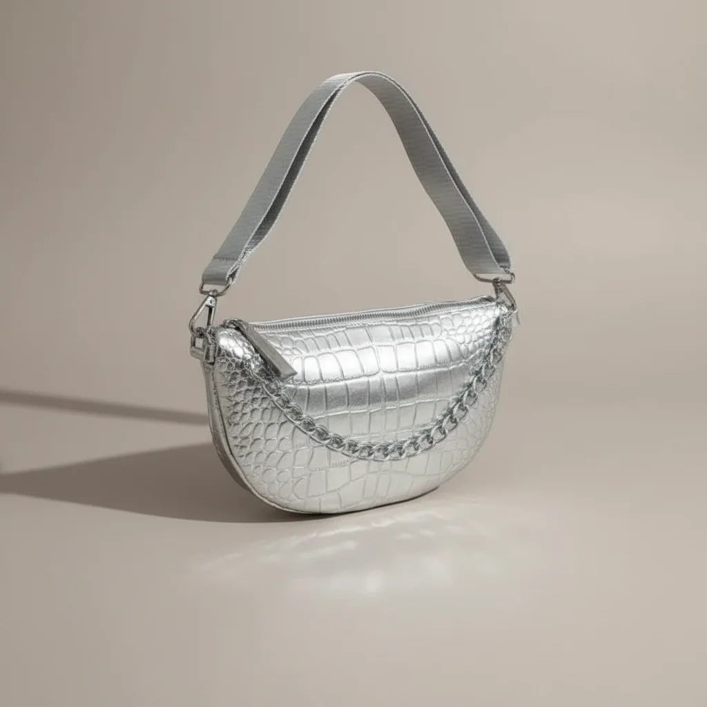 Sac chaine femme simili cuir tendance – Image 2