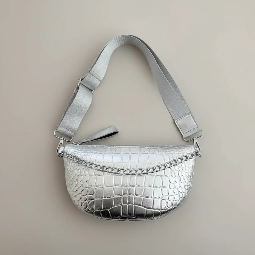 Sac chaine femme simili cuir tendance – Image 3