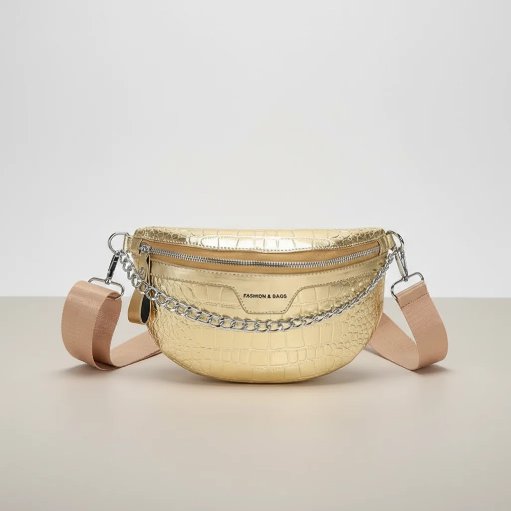 Sac chaine femme simili cuir tendance – Image 7
