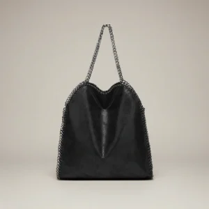 sac chaine fourre-tout simili cuir souple