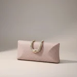 Sac chaine mariage tissu pailleté compact