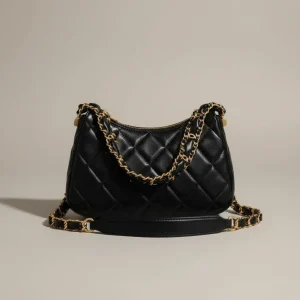 sac chaine matelassé cuir souple quotidien