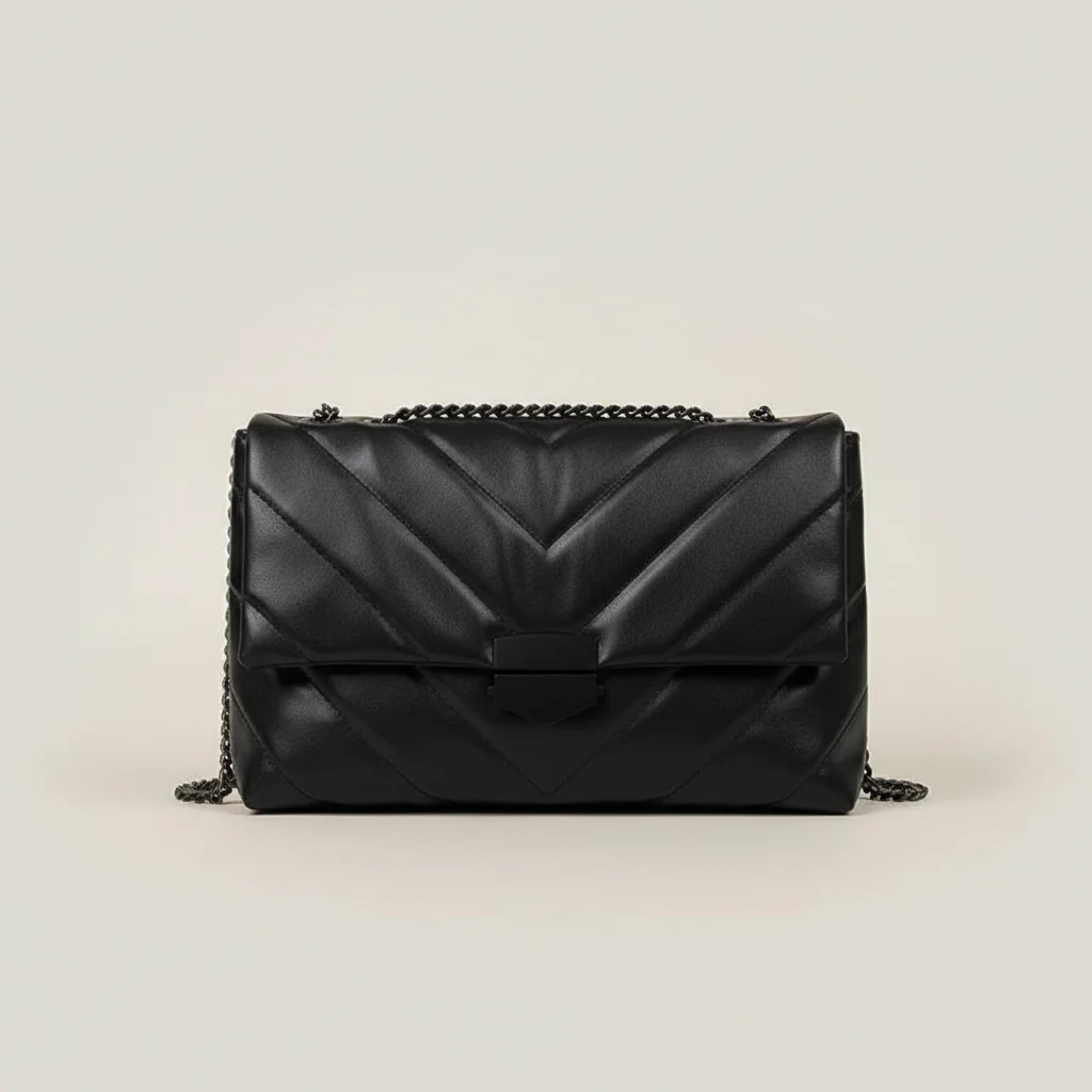 Sac chaine matelassé porté épaule pu
