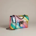 sac chaine multicolore simili cuir 25cm