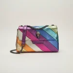 sac chaine multicolore simili cuir 25cm