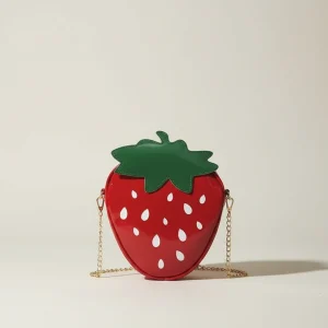sac chaine original forme fraise pu