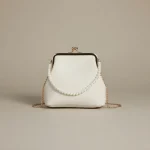 Sac chaine polyester perles soirée compact