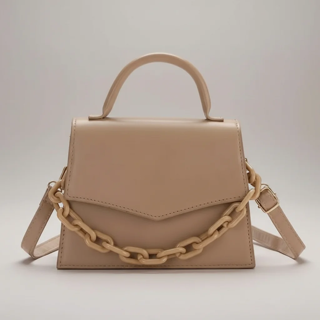 Sac chaine pu porté épaule moderne – Image 14