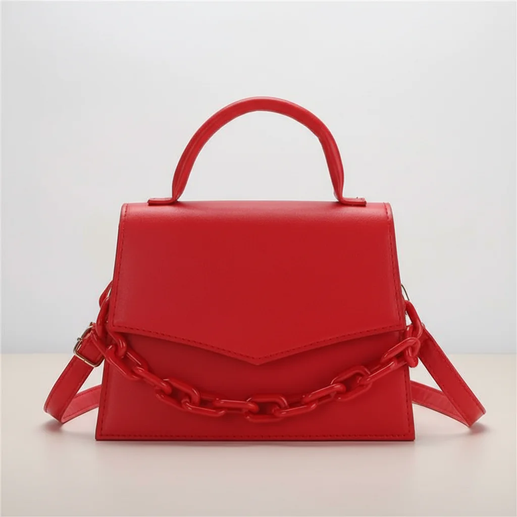 Sac chaine pu porté épaule moderne – Image 17