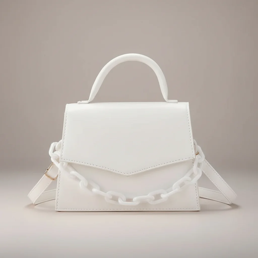 Sac chaine pu porté épaule moderne – Image 18