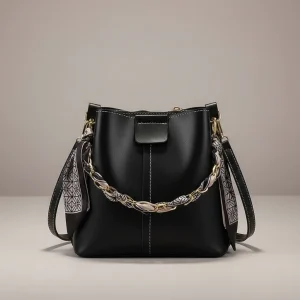 sac chaine seau simili cuir moderne