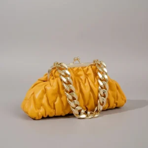Sac chaine simili cuir matelassé 29cm