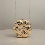 Sac chaine soirée acrylique design floral
