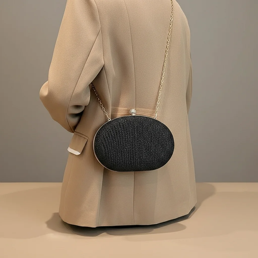 Sac chaine soirée nylon compact – Image 5