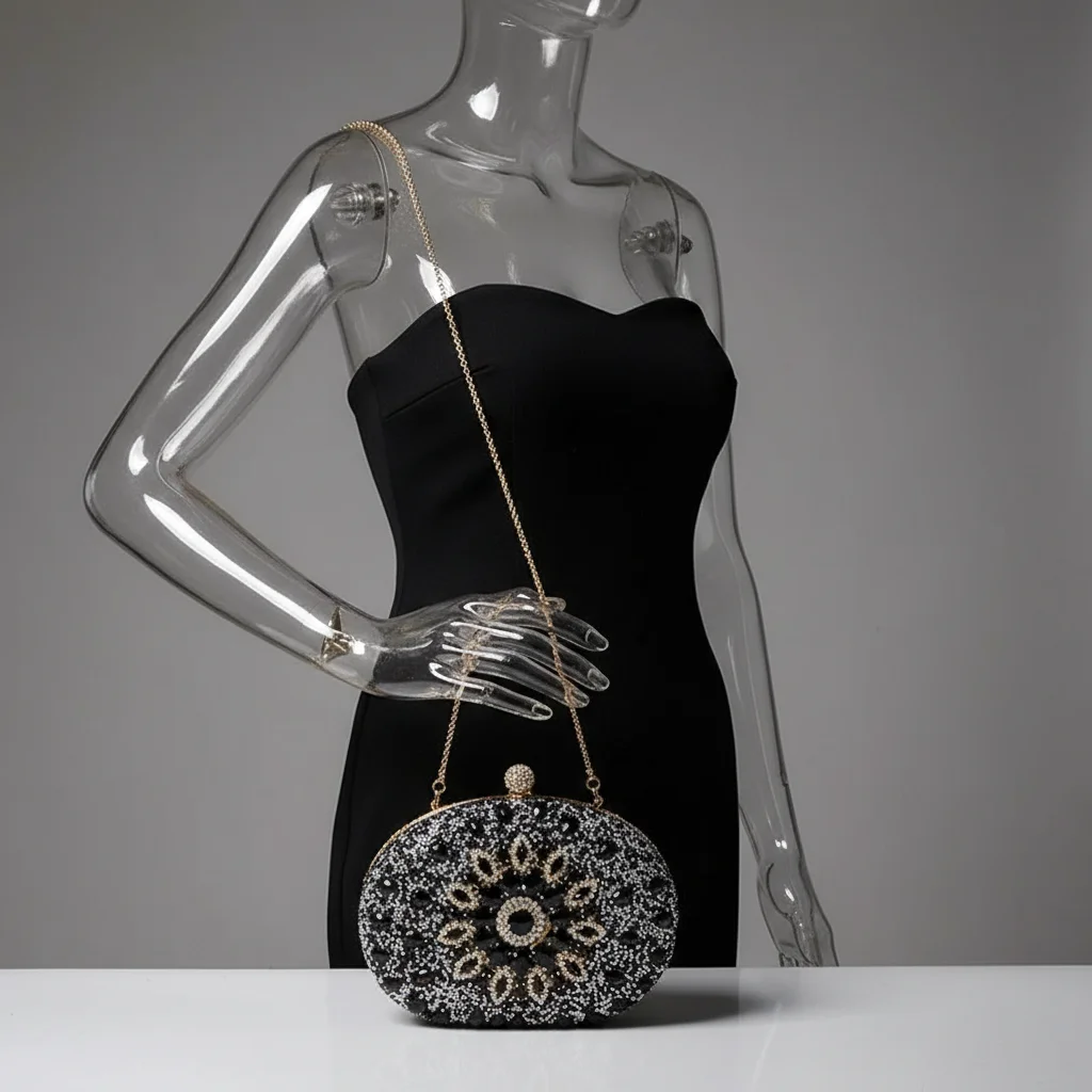 Sac chaine soirée polyester compact – Image 5