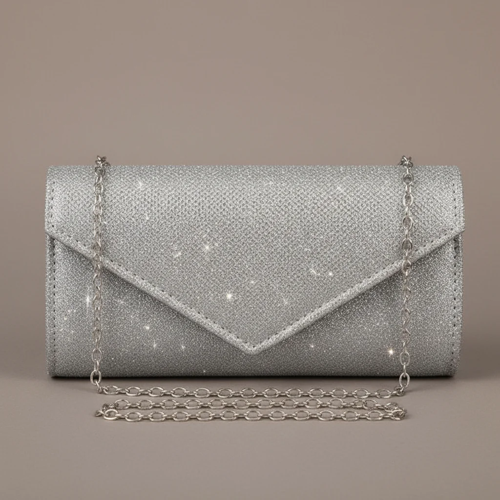 Sac chaine soirée polyester élégant – Image 4