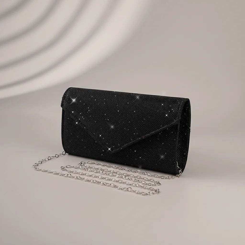 Sac chaine soirée polyester élégant – Image 8