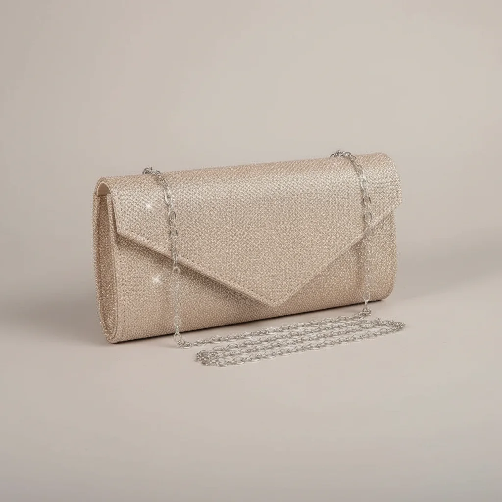 Sac chaine soirée polyester élégant – Image 9